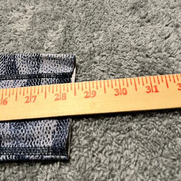 Lululemon Leggings Pants Womens 4 Fast & Free Full Length Blue Patterened - Picture 8 of 8